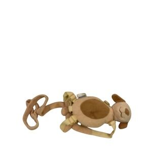 Goldbug Plush Puppy Harness OS Brown Adjustable Safety Leash Kids